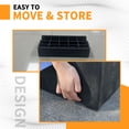 thumbnail image 3 of Wecarlle 2 Pack Rubber Curb Ramps for Driveway 3.1 Inch Rise Threshold Ramp for Low Cars Lawn Mower Shed 7000lbs Load Capacity, 3 of 6