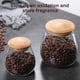 thumbnail image 3 of Almacenamiento De Vidrio Con Tapa De Madera Frasco De Cocina Transparente De Vidrio Para Frijoles Mermeladas De Arroz Galletas Dulces Kearding HA045481-02, 3 of 6