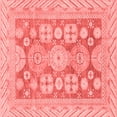thumbnail image 1 of Ahgly Company Indoor Square Oriental Red Traditional Area Rugs, 3' Square, 1 of 4