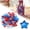 A, variant on 260 Pcs Patriotic Star Acrylic Crystals Gems Table Scatter Vase Filler for 4th of July Independence Day Veterans Memorial Day Birthday DIY Crafts Home Party Decorations, Red White Blue