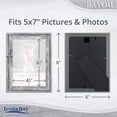 thumbnail image 6 of Icona Bay 5x7 Azure Gray Picture Frame, Coastal Style, 1 Pack, Bayou Collection (US Company), 6 of 7
