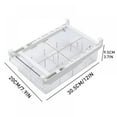 Refrigerator Organizer Bins Kitchen Food Storage Box Fridge Rack Drawer