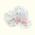 thumbnail image 4 of Clearance under $5-Shldybc Toddler Baby Summer Sun Protection Fashion Heart Print Mesh Breathable Sun-hat Cute Sunscreen Hat Cap, Baby Sun Hat on Clearance( Green, 1-4 Years ), 4 of 4