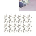 thumbnail image 4 of Clip de Carte Clip Clip de Carte Clip Photo Note Clip 24 Pcs Métal Carte de Visite Titulaire de Carte de Visite Note de Mémo Clip Simple Élégant Triangulaire Simple, 4 of 8