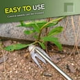 thumbnail image 3 of Gardening Hand Weeder, Rust Proof Garden Weeder Comfortable Grip Ergonomic Handle Dig Deeper  For Vegetable, 3 of 8