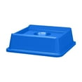 thumbnail image 2 of Rubbermaid RUB153BLBLU 35 & 50 gal Square Recycling Bottle & Can Lid, Blue, 2 of 3