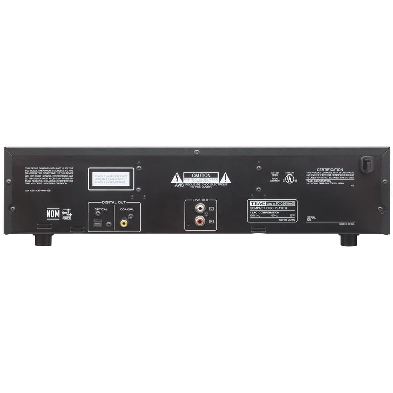 Teac 5-disc Carousel CD Changer with Remote - Walmart.com