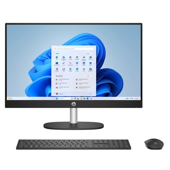 Restored HP 24-CR2000T 23.8" FHD IPS Intel Core Ultra 5 225U 1.5 GHz 16GB DDR5 512GB SSD Intel Graphics Windows 11 Home All-in-One Desktop, Black