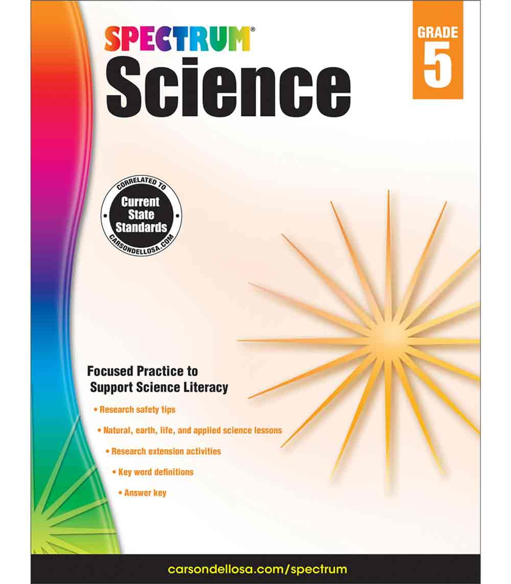 Spectrum Science Workbook Grade 5 Walmart