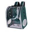 thumbnail image 1 of Mochila para mascotas para perros, gatos, cachorros, , bolsa de transporte con ventilación, bolsa de transporte con cremallera y alfombrilla extraíble para viajes al aire libre, Verde Yuyangstore Transportín de viaje para mascotas, 1 of 6