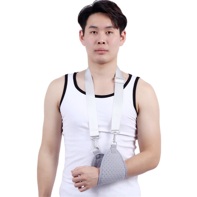 Wrist Brace with Arm Sling Adult Wrist Support Brace Belt Youth Hand Immobilizer Children Night Support to Aid Sprains Strains Tendonitis Carpal Tunnel