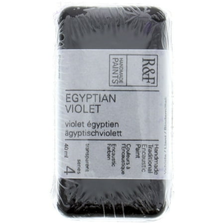 UPC: 0836943000902 | R&F Handmade Paints Encaustic Paint Cake  40ml  Egyptian Violet