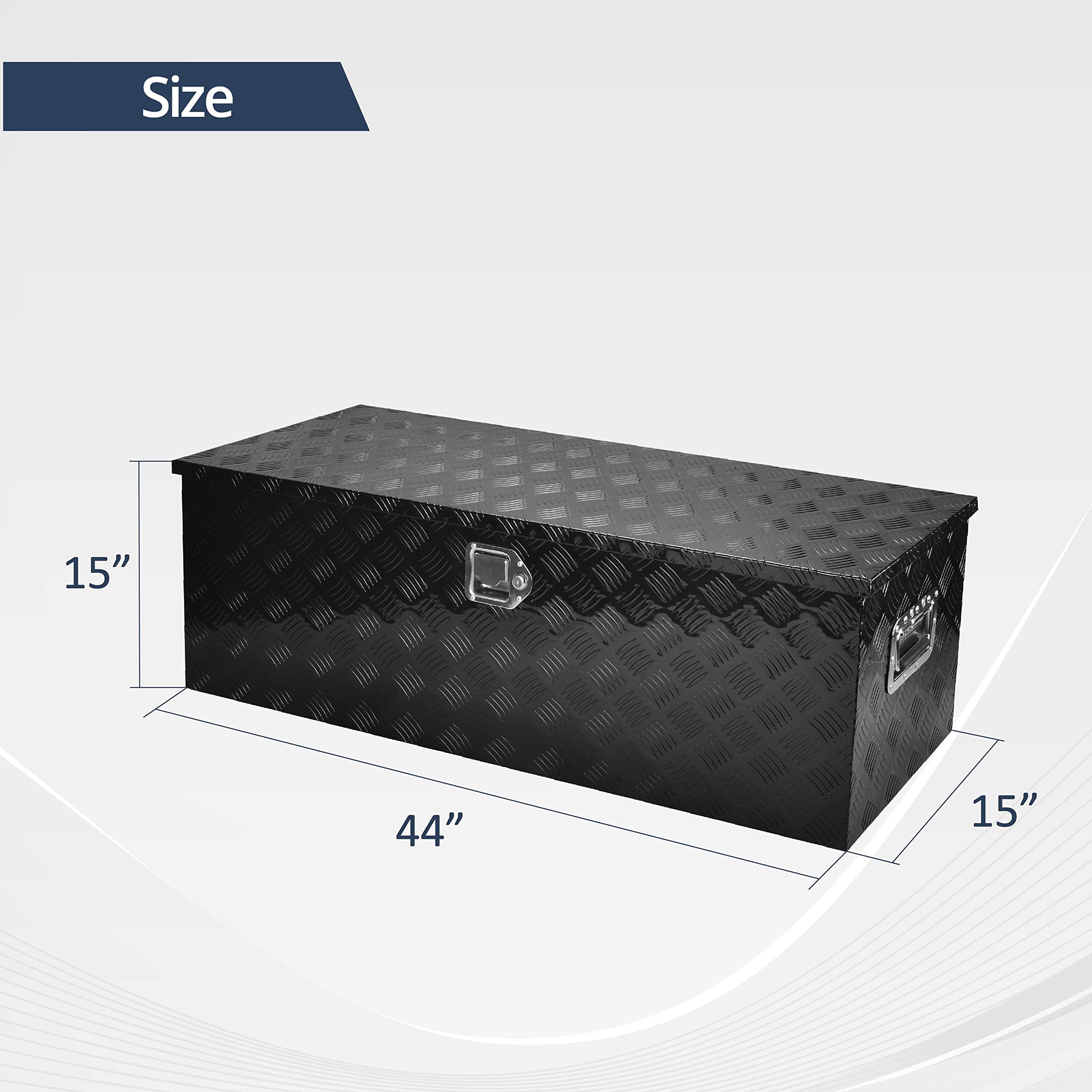 BATONECO PERFORMANCE Tool Boxes and Organizers, Aluminum Black, 44 x 15 x 15 Inches, 24.2 lbs