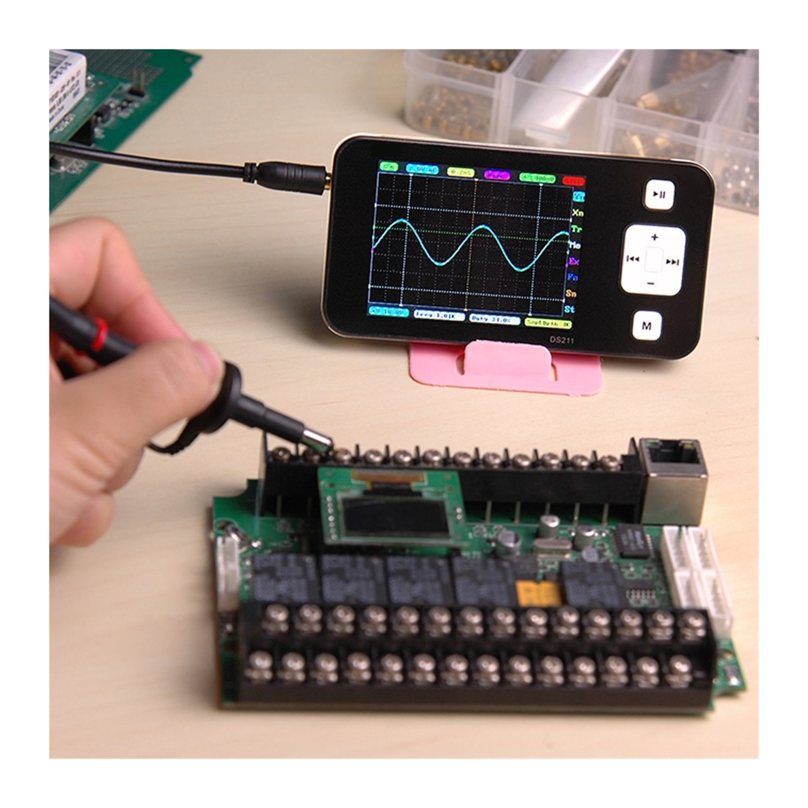MINI DS211 LED Display Professional Digital Oscilloscope Inspection And Maintenance Electronic Equipment ,Professional Designed