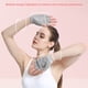 thumbnail image 3 of Guantes de gimnasio Eigraketly 1 par Fitness mancuernas transpirables medio dedo rosa/M, 3 of 6