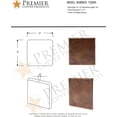 thumbnail image 7 of Premier Copper Products T6DBH Copper Hammered Tile, 7 of 7