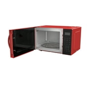 Frigidaire 0.9 Cu. ft. Countertop Microwave, 900 Watt Microwave with 10 Power Levels, Red EMW953