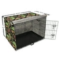 thumbnail image 6 of Tropical Dog Crate Cover, Chameleon Lizard and Wildflowers in an Exotic Scene Reptile, Easy to Use Pet Kennel Cover Small Dogs Puppies Kittens, 7 Sizes, Charcoal Grey Multicolor, by Ambesonne, 6 of 6