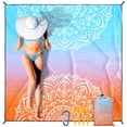 thumbnail image 1 of Manta de playa impermeable y arenosa HIHOHO 200 x 210 cm, 1 of 6