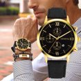 thumbnail image 2 of 3pcs/set Men's Casual Analog Watch And Classic Bracelets Set (1 Watch+2 Bracelets), 2 of 5