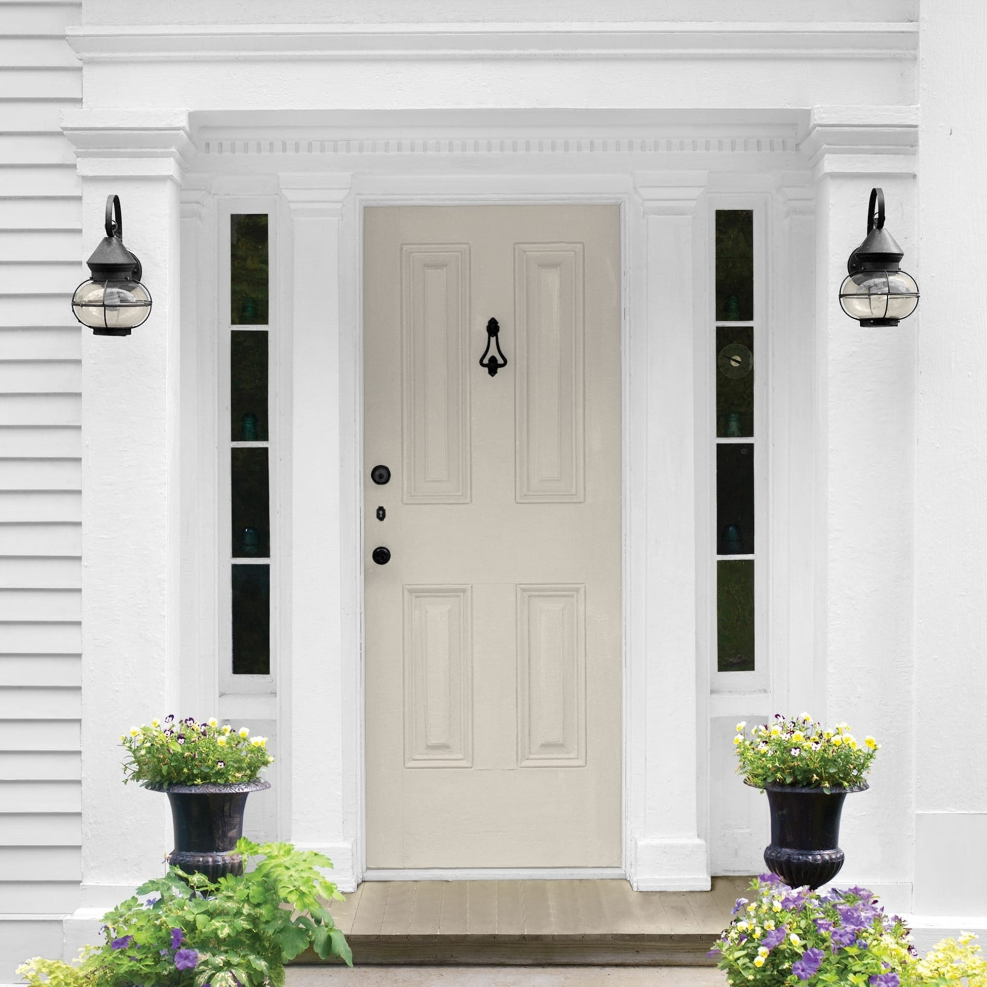 Glidden HEP Dust Bunny / Beige Semi-Gloss Exterior Paint with Primer, 1 Quart