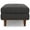 Charcoal Gray, variant on Morrison 49 inch Wide Mid-Century Modern Table Ottoman in Lead Black Genuine Leather