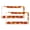 Pattern-694, variant on 2 Pcs Set Funny Food Pizza Realistic Print License Plate Frames Funny Realistic Food Car Front License Plate Frame Quality Aluminum 2 Holes for Men/Women