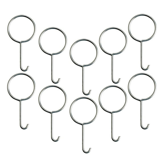 BESTOYARD Portable Stainless Steel Drain Grate Hook Lightweight for Home 10Pcs