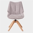 thumbnail image 3 of Maklaine Contemporary Upholstered Casual Dining Side Chair (Set of 2), 3 of 6