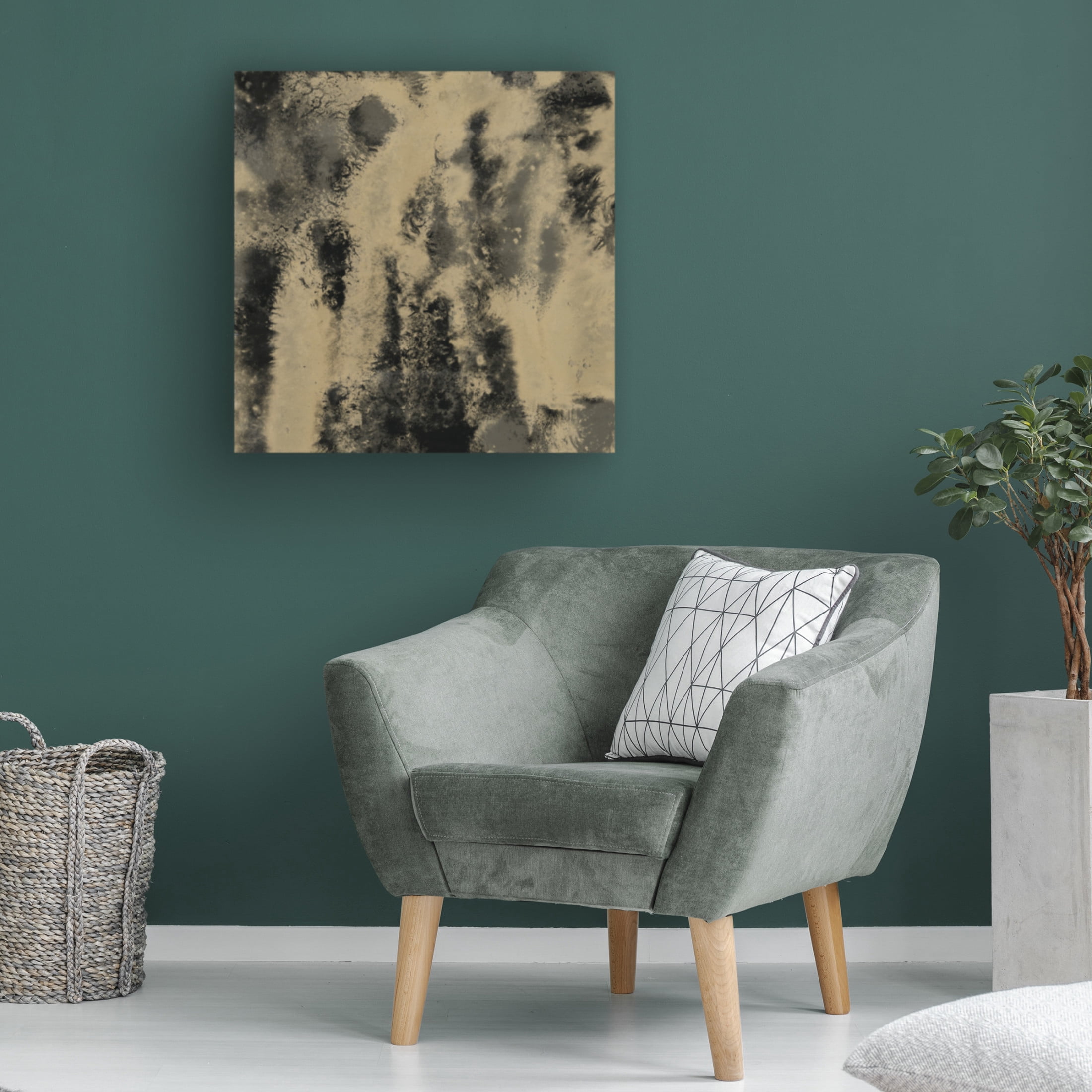 Trademark Fine Art June Erica Vess Onyx Nebula I Canvas Wall Art