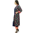 thumbnail image 3 of Bimba 2 Pcs Designer Floral Long Shrug Jacket with Straight Kurti Designer Dress, 3 of 8