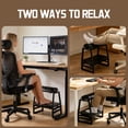 thumbnail image 3 of Reposapiés Arejonner ajustable de doble nivel ergonómico negro, 3 of 6