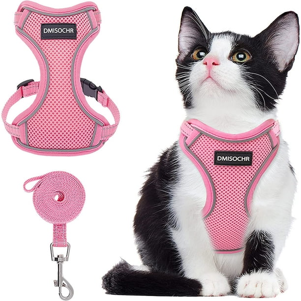 DMISOCHR Cat Harness and Leash Set Escape Proof Cat Vest Harness for