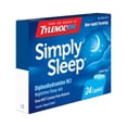 Simply Sleep Non-Habit Forming Nighttime Sleep Aid Caplets, 24 ct HSA ...