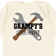 thumbnail image 4 of Inktastic Grampy Grandpa's Little Helper Boys Long Sleeve Baby Bodysuit, 4 of 5