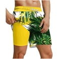 thumbnail image 2 of Vetsdori Mens Dry Fit Shorts Summer Elastic Waist Short Pants Beach Lining 2 in 1 Pocket,Ropa Breathable Shorts for Men Swim Trunks,Size XL, 2 of 5