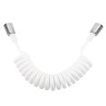 thumbnail image 2 of ABS Spring Flexible Shower Hose for Water Plumbing Toilet Bidet Sprayer Gun Bathroom, 2 of 4