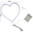 thumbnail image 5 of Battery/usb Dual Powered Flicker Free Neon Sign Light Valentine Day Wall Decor Heart Lamp Party Supplies, 5 of 5