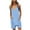 Blue #2, variant on pstuiky Jumpsuits for Women, Women's Scoop Solid Neck Sleeveless Short Jumpsuit Strap Loose Adjustable Jumpsuits Stretchy Shorts Romper with Pockets