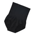 thumbnail image 4 of Pantalon Gainant Taille Haute en Coton pour Femmes, Noir, 4 of 7