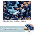 thumbnail image 2 of Shark Polyester Non-Slip Machine Washable Floor Mat: Outdoor Carpet Floor Mats, 2 of 6