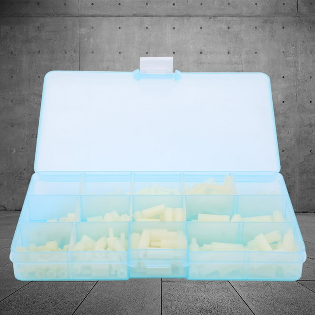M3 Écrou de Vis, Kit de Rondelle en Nylon 310 Pcs pour Assortiment Mâle Femelle, Vis en Nylon