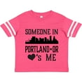 thumbnail image 3 of Inktastic Portland Oregon Someone Loves Me Skyline Boys or Girls Toddler T-Shirt, 3 of 5