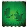 thumbnail image 3 of Ambesonne Green Shower Curtain, Tropic Banana Tree Leaf, 69"Wx75"L, Green, 3 of 5