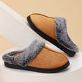 thumbnail image 4 of Pantuflas para Mujer Y Hombre Cálidas Difusas Viscoelástica Interior Exterior, 4 of 9