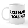 thumbnail image 2 of CafePress - Cat's Make Me Happy - 20 Oz White Ceramic Mega Mug, 2 of 5