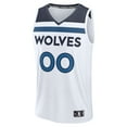 thumbnail image 2 of Men's Fanatics White Minnesota Timberwolves Fastbreak Custom Jersey - Association Edition, 2 of 3