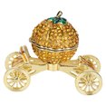 thumbnail image 4 of Caja de baratija de calabaza, cofres de joyería Caja de joyería Carro de carruaje de aleación de zinc antiguo para Acción de Gracias Día de la madre, ,Pumpkin Cart Ornament Pumpkin Cart Statue Pumpkin, 4 of 8