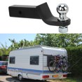 thumbnail image 4 of Trailer Hitch Mount Ball Pin, Solid Steel Hitch Ball Chrome Plating  for Caravans for 2in  Receiver , 4 of 7