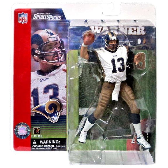 McFarlane NFL Sports Picks Football Series 1 Kurt Warner Action Figure (White Jersey Dirty Variant)